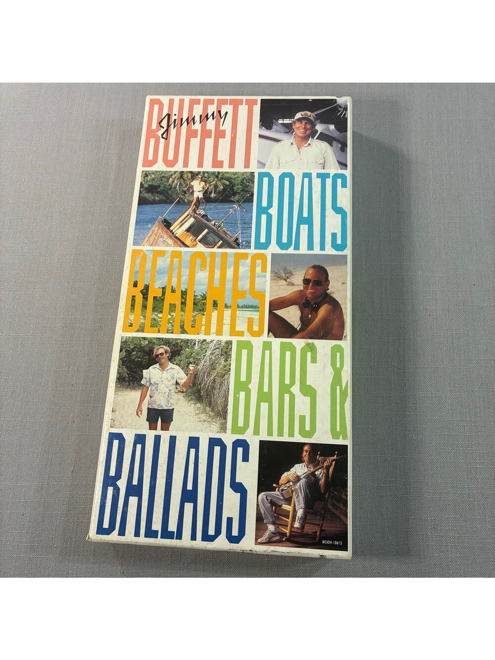 Jimmy Buffett Boats Beaches Bars & Ballads 4 CD Box Set Complete MCA